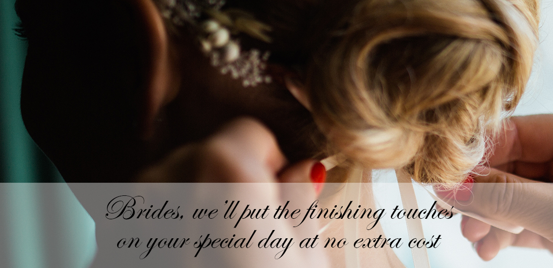 hair styling on your wedding day